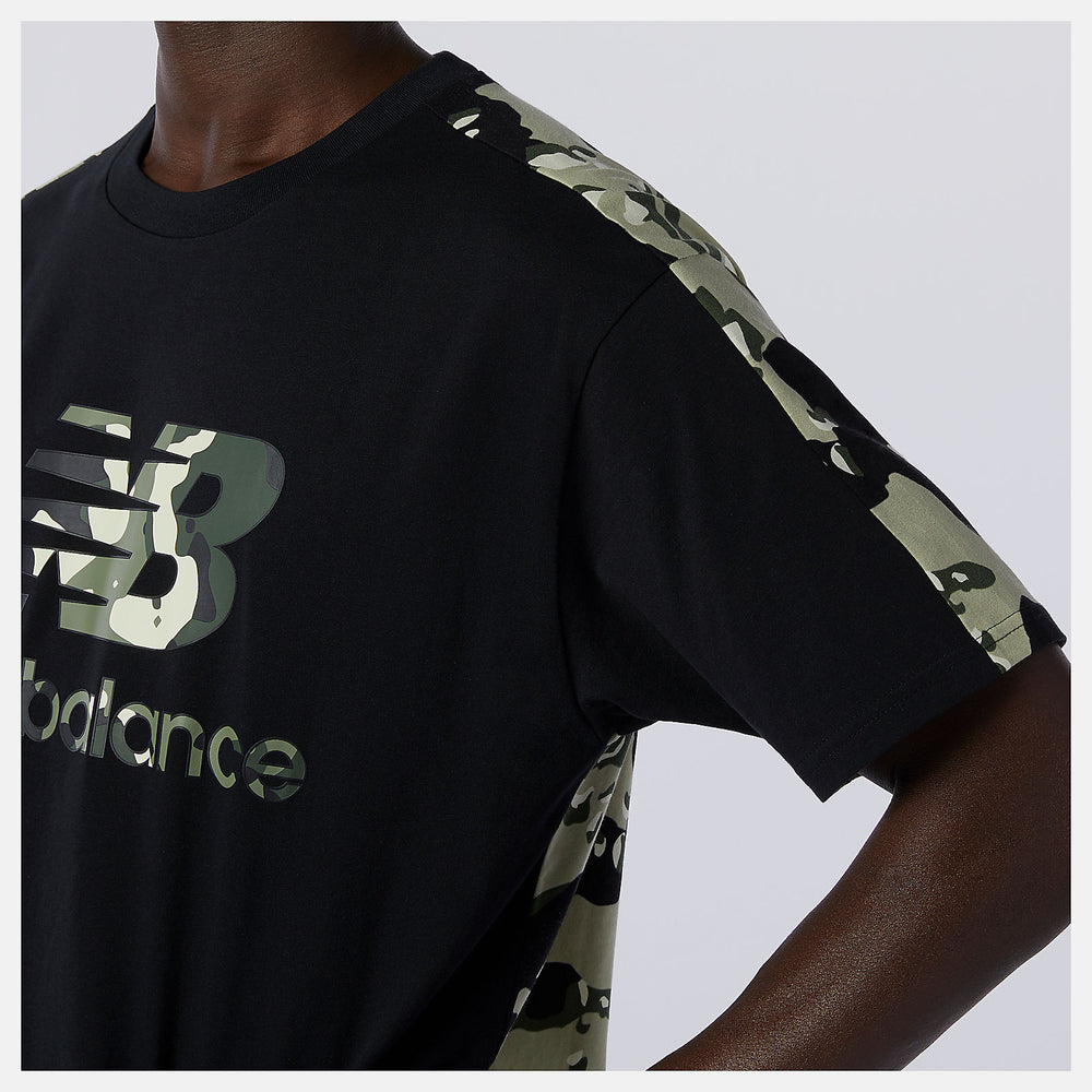 Black Multi NB Essential Camo Tee / New Balance Men