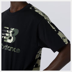 Black Multi NB Essential Camo Tee / New Balance Men