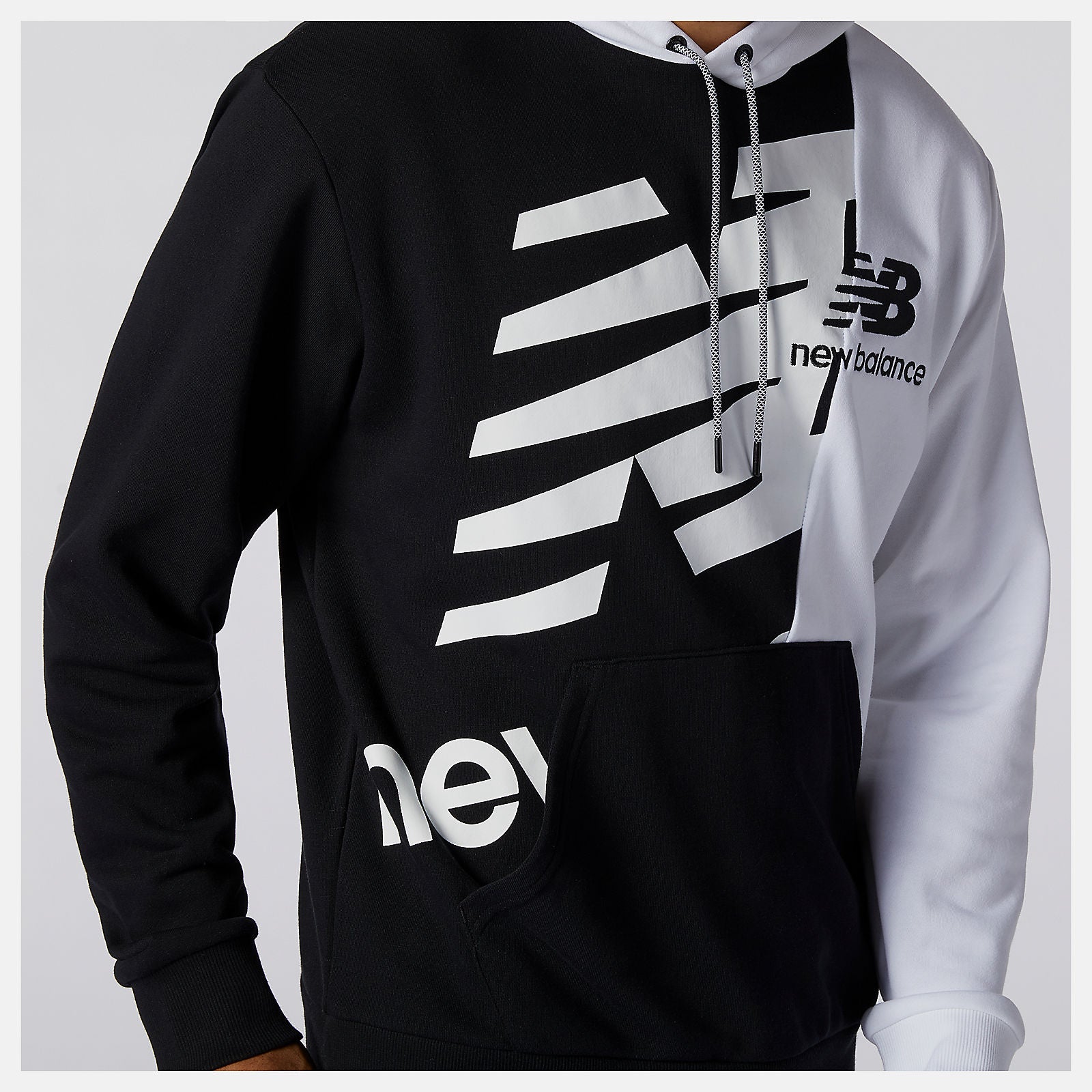 Black Multi NB Athletics Splice Hoody / New Balance Men