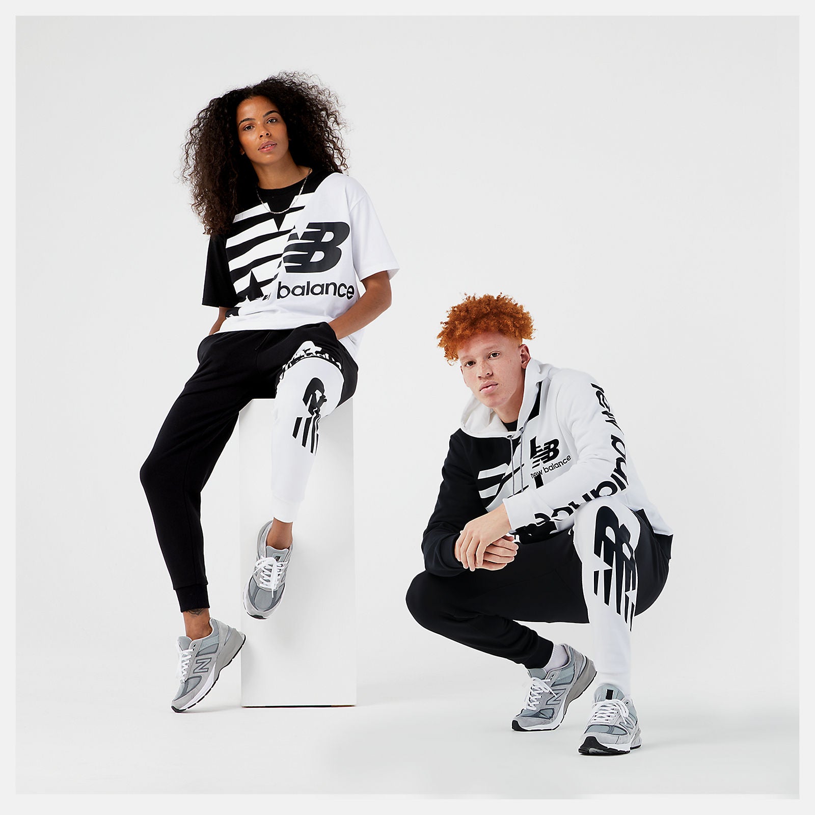 Black Multi NB Athletics Splice Hoody / New Balance Men