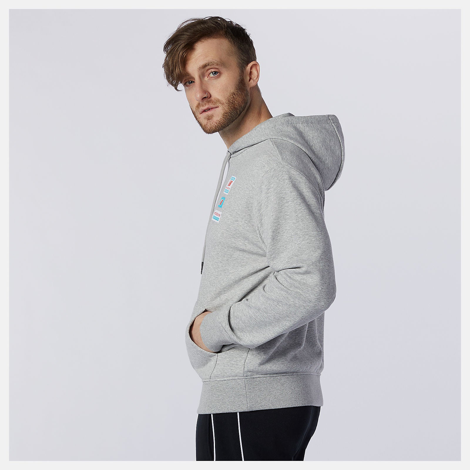 Athletic Grey NB Essentials Field Day Hoodie / New Balance Men