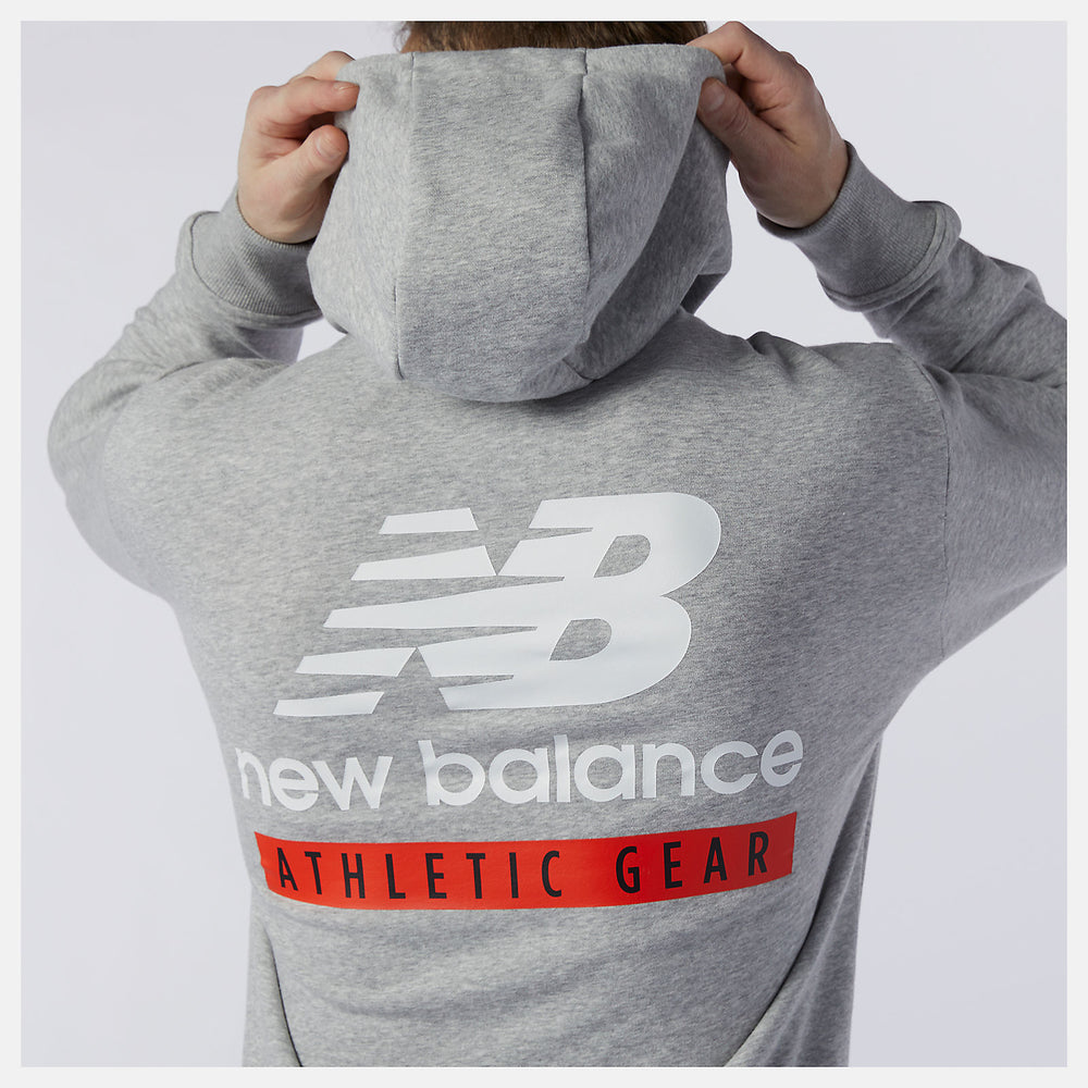 Athletic Grey NB Essentials Field Day Hoodie / New Balance Men