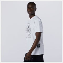 White NB Athletics Delorenzo Shoe Tee / New Balance Men