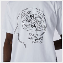 White NB Athletics Delorenzo Shoe Tee / New Balance Men