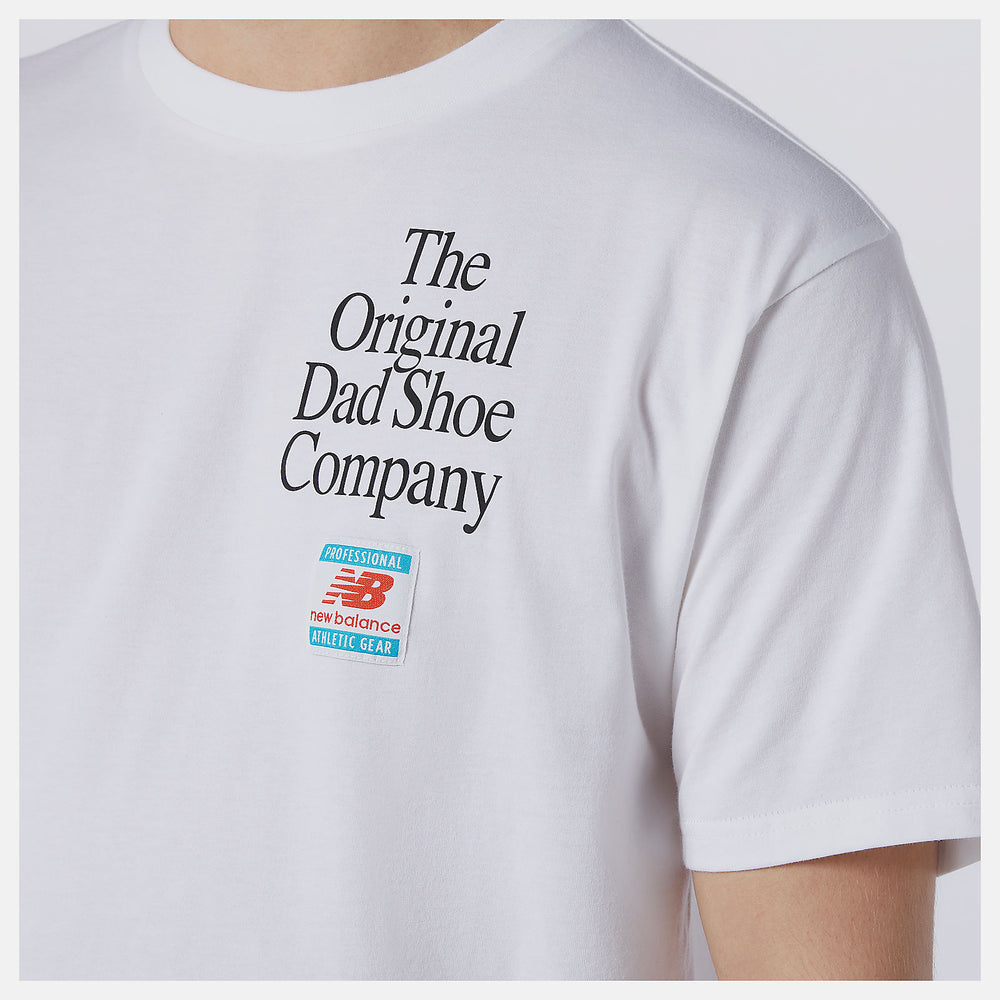 White NB Essentials Dad Pack Tee / New Balance Men