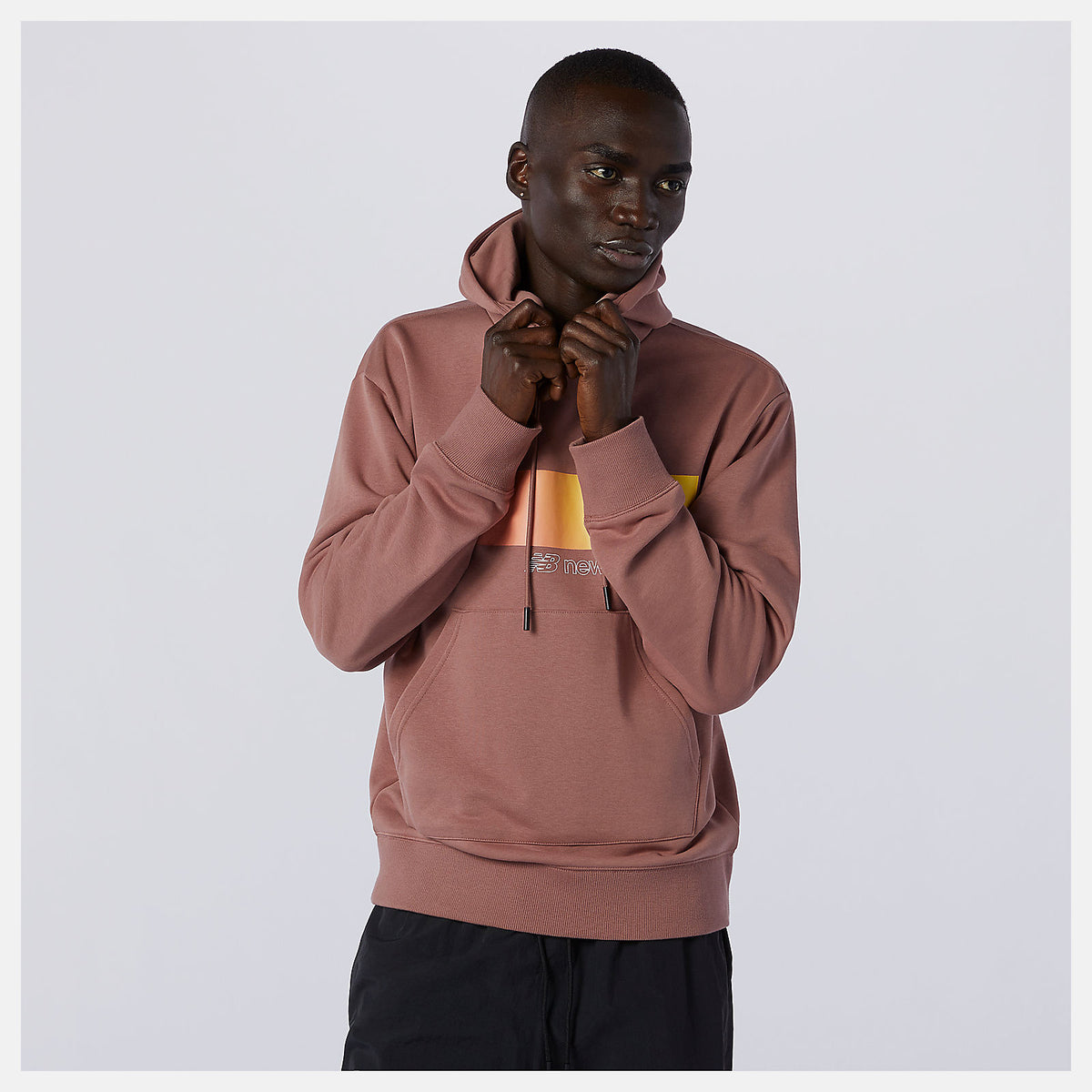 Red NB Sport Style Optiks Hoodie / New Balance Men