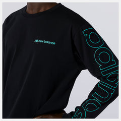 Black NB Sport Style Optiks Longsleeve Tee / New Balance Men