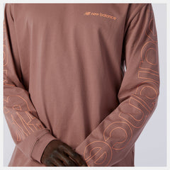 Red NB Sport Style Optiks Longsleeve Tee / New Balance Men