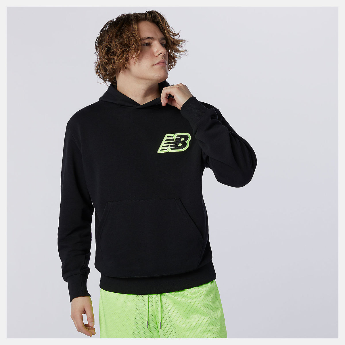 Black NB Athletics Psy Varsity Hoodie / New Balance Men
