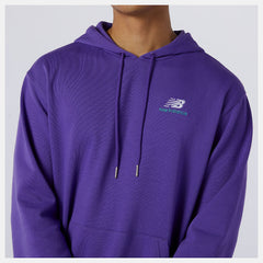 Prism Purple NB Essentials Embroidered Hoodie / New Balance Women|Men