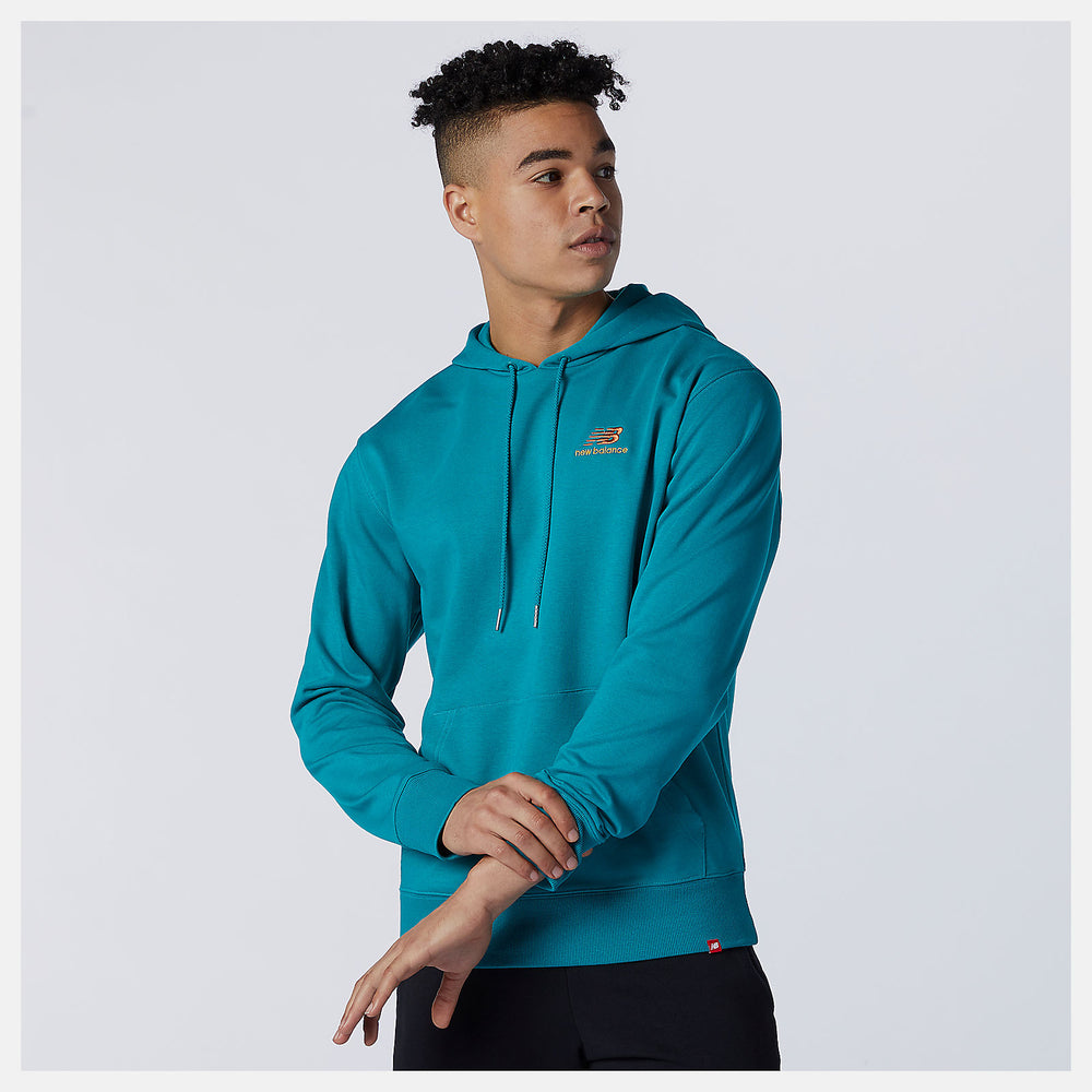 Team Teal NB Essentials Embroidered Hoodie / New Balance Women|Men
