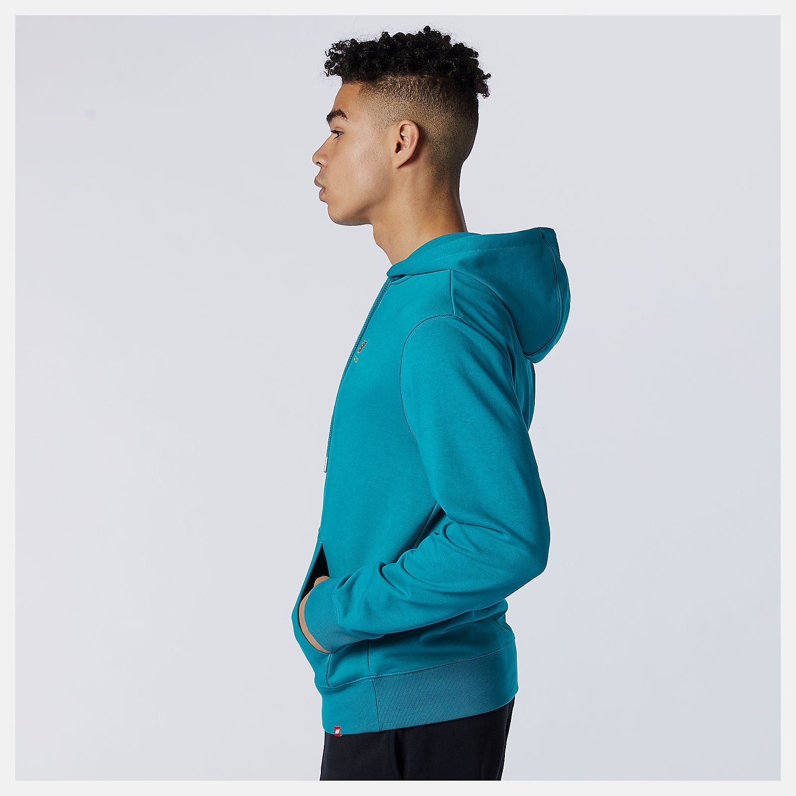 Team Teal NB Essentials Embroidered Hoodie / New Balance Women|Men