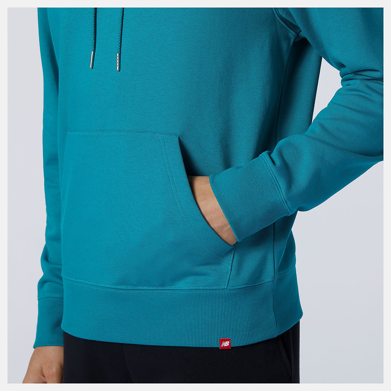 Team Teal NB Essentials Embroidered Hoodie / New Balance Women|Men