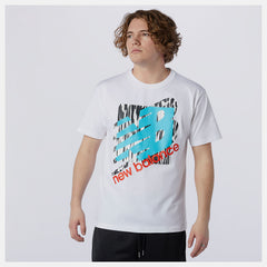 White NB Athletics Oversized NB Tee / New Balance Men