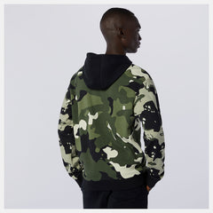 Black/Magnet NB Essentials Fleece Camo Hoodie / New Balance Men