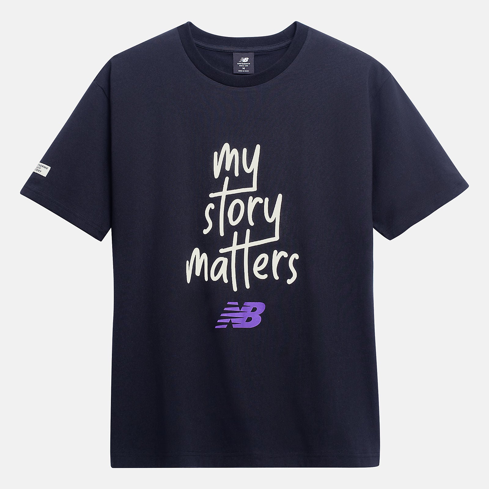 Black My Story Matters Tee / New Balance Men