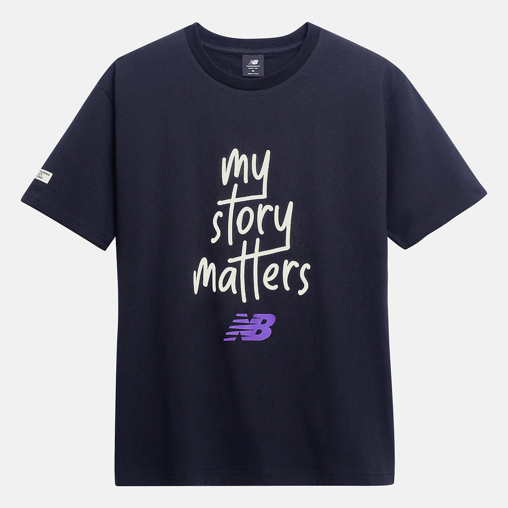 Black My Story Matters Tee / New Balance Men