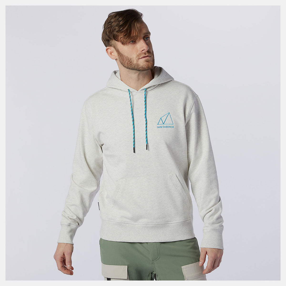 Sea Salt Heather NB All Terrain Hoodie / New Balance Men