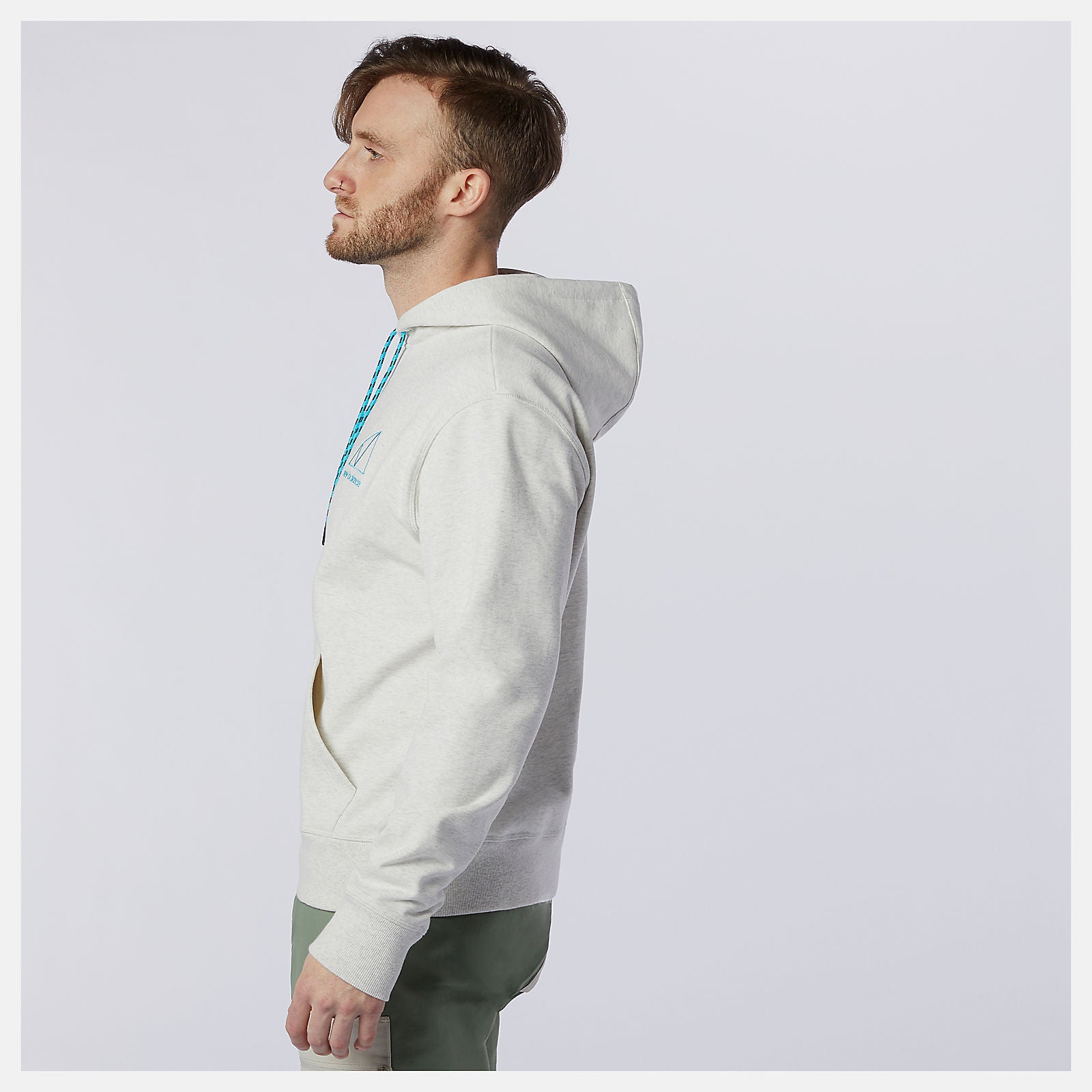 Sea Salt Heather NB All Terrain Hoodie / New Balance Men