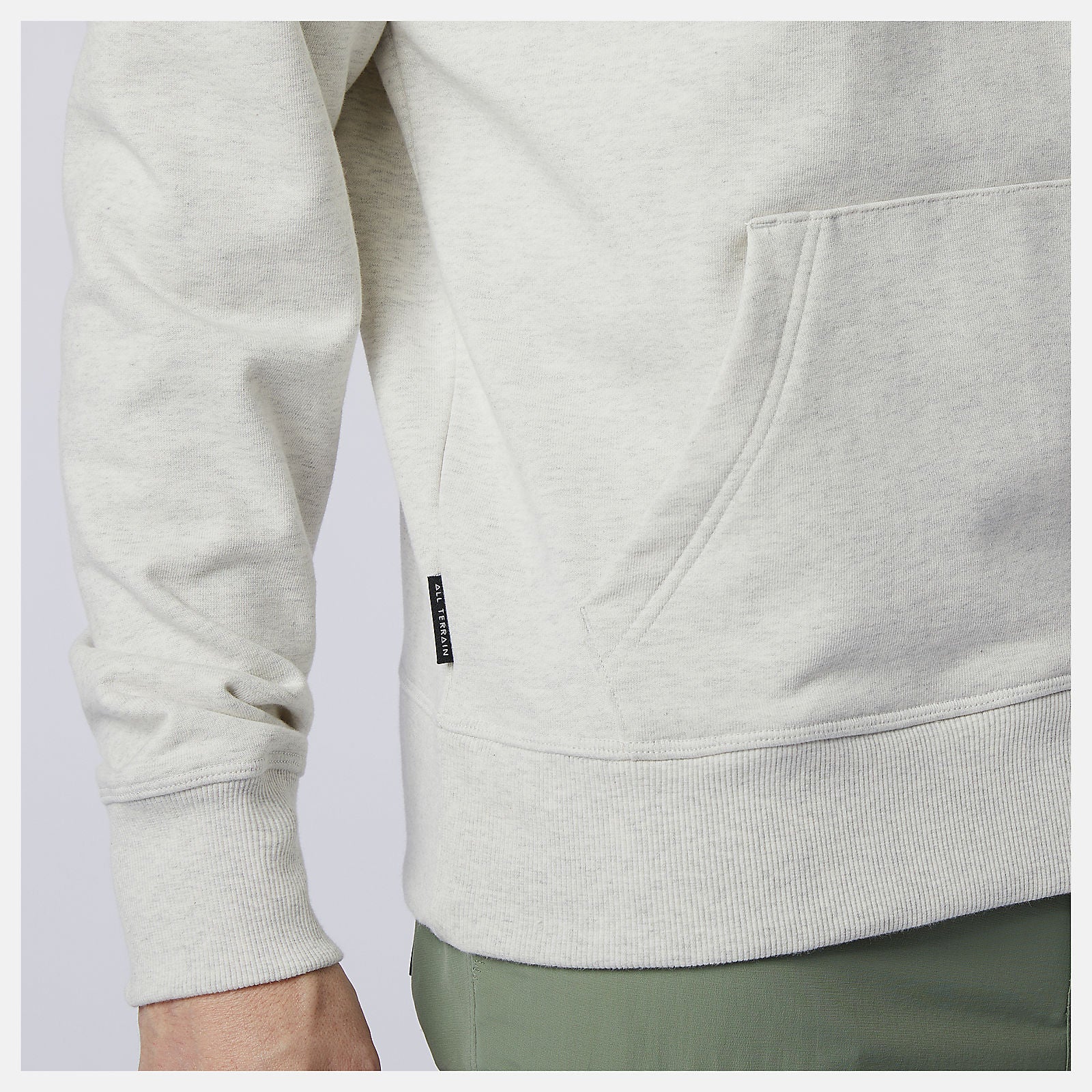 Sea Salt Heather NB All Terrain Hoodie / New Balance Men