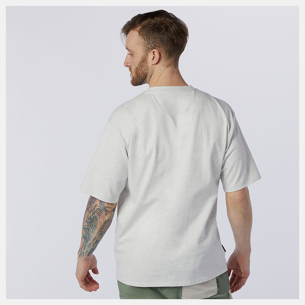 Sea Salt Heather NB All Terrain Pocket Tee / New Balance Men
