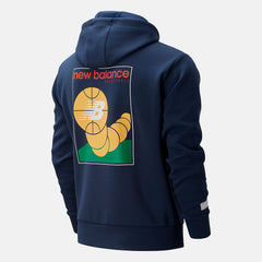 Natural Indigo NB Basketball Colorized Court Hoodie / New Balance Men