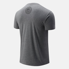 Athletic Grey Boston INBound Green Line Graphic Tee / New Balance Men