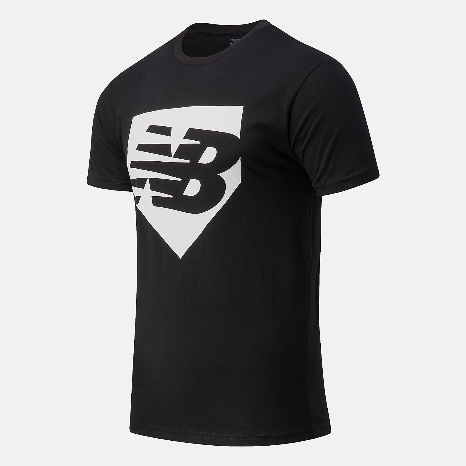 Black Baseball Plate Graphic Tee / New Balance Men