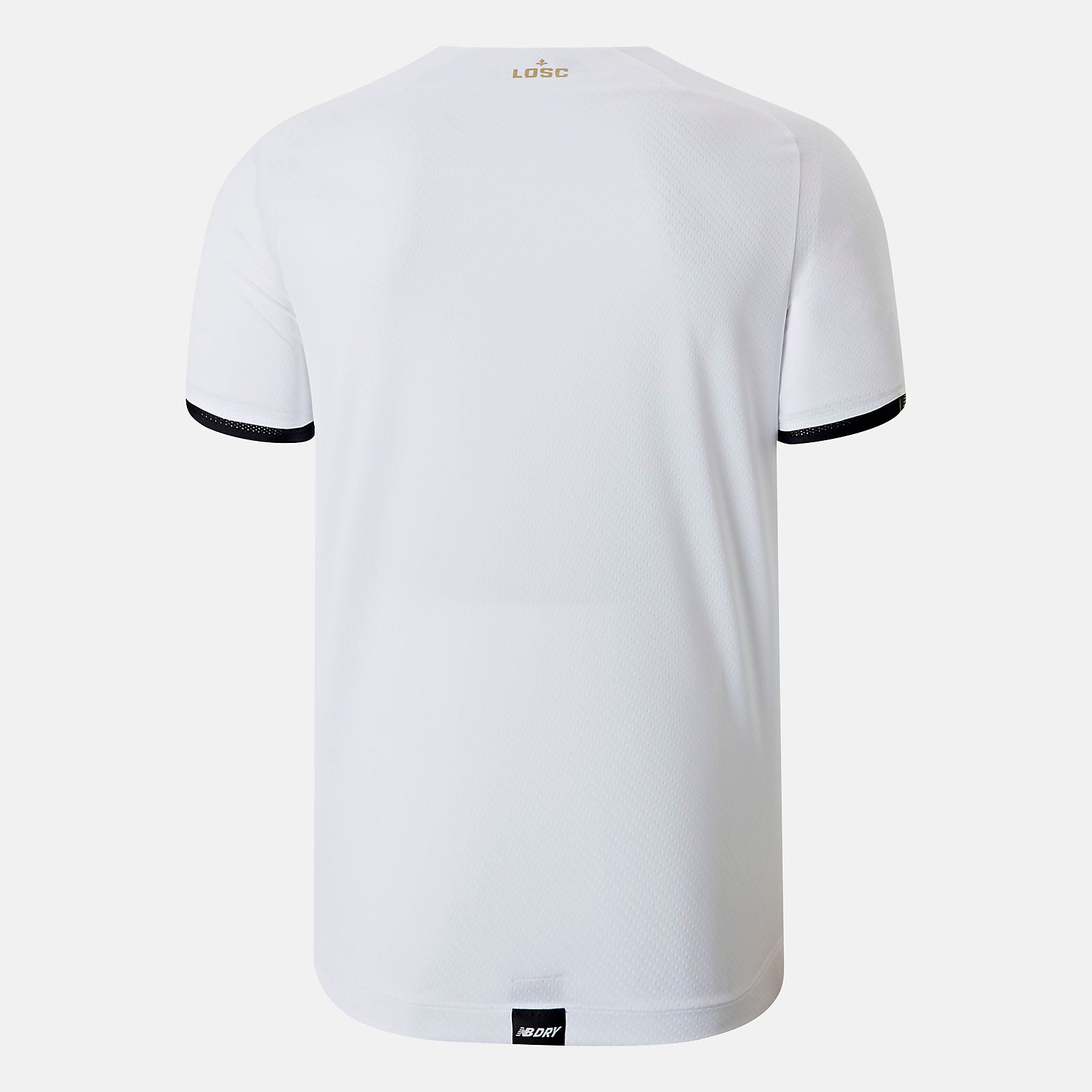 White Lille LOSC Away Short Sleeve Jersey / New Balance Men
