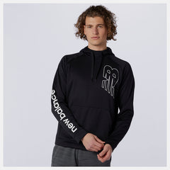 Black Tenacity Performance Fleece Pullover Hoodie / New Balance Men