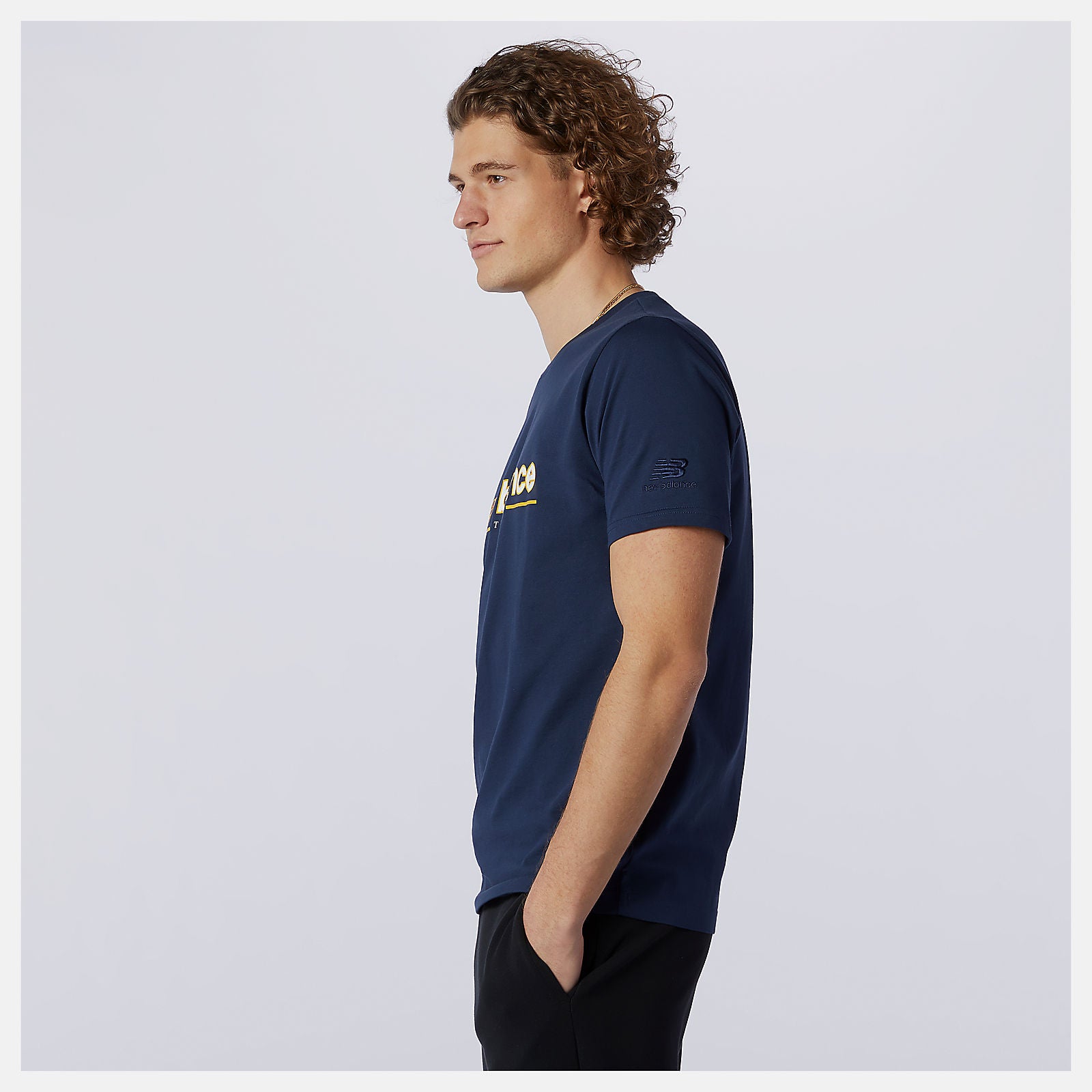 Natural Indigo NB Athletics Higher Learning Tee / New Balance Men