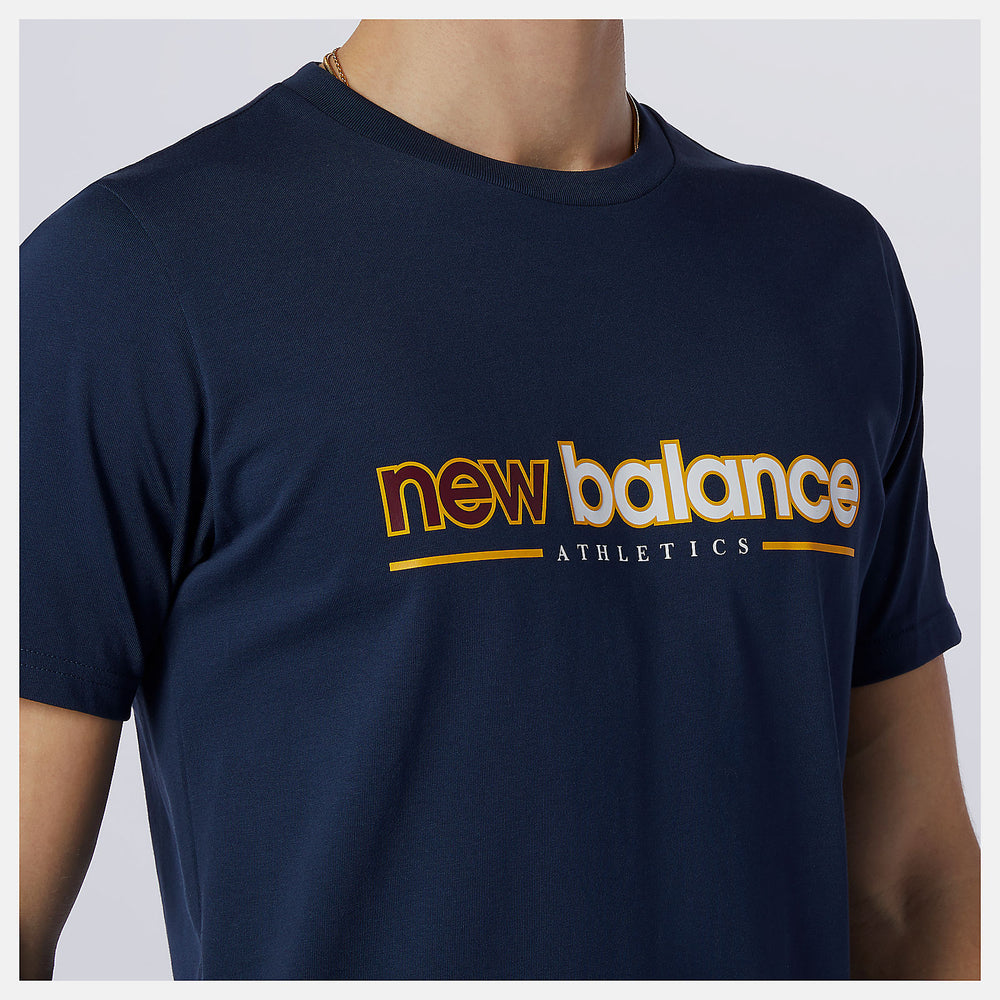 Natural Indigo NB Athletics Higher Learning Tee / New Balance Men