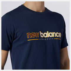 Natural Indigo NB Athletics Higher Learning Tee / New Balance Men
