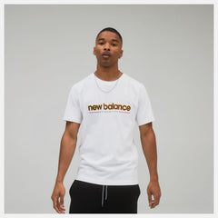 White NB Athletics Higher Learning Tee / New Balance Men