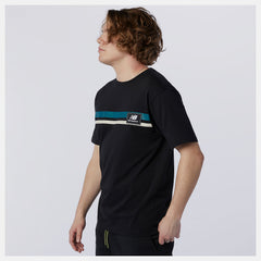 Black NB Athletics Higher Learning Badge Tee / New Balance Men