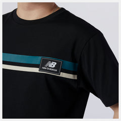 Black NB Athletics Higher Learning Badge Tee / New Balance Men