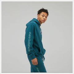 Mountain Teal NB Athletics Clash Hoodie / New Balance Men