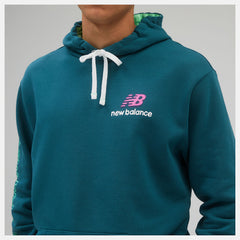 Mountain Teal NB Athletics Clash Hoodie / New Balance Men