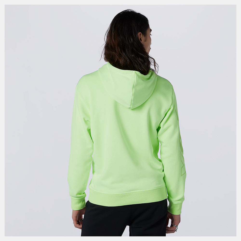 Bleached Lime Glo NB Essentials NBX Hoodie / New Balance Men