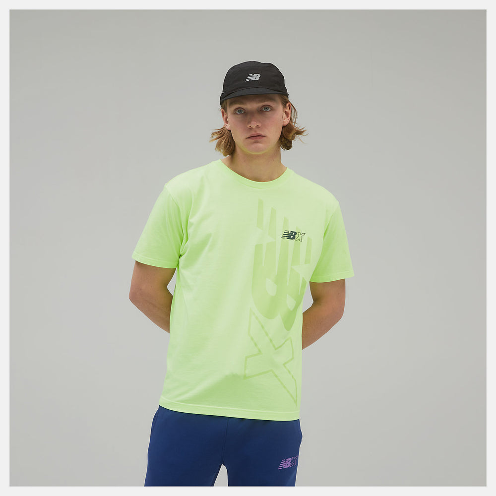 Bleached Lime Glo NB Essentials NBX Graphic Tee 2 / New Balance Men