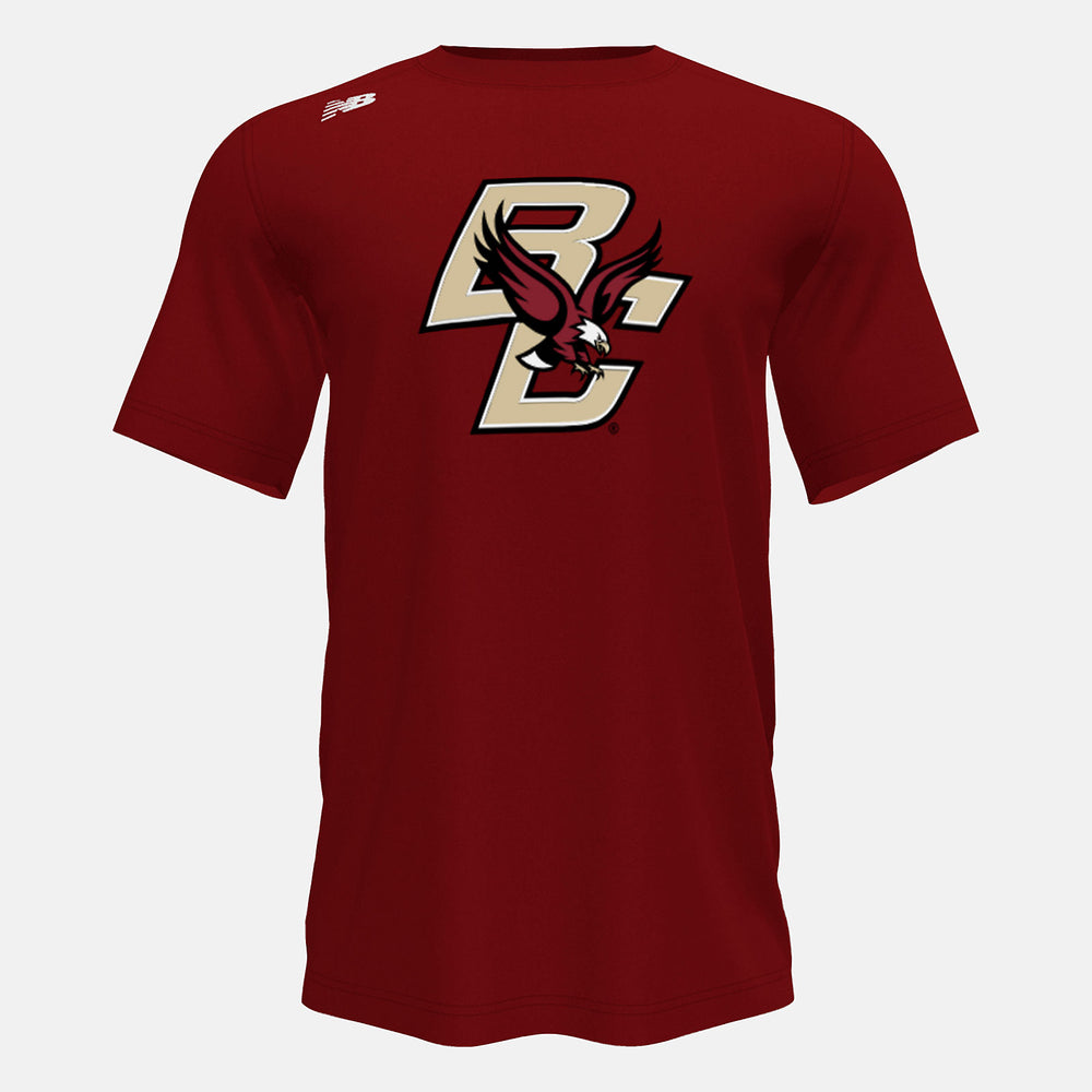 Mercury Red Short Sleeve Tech Tee(Boston College) / New Balance Men