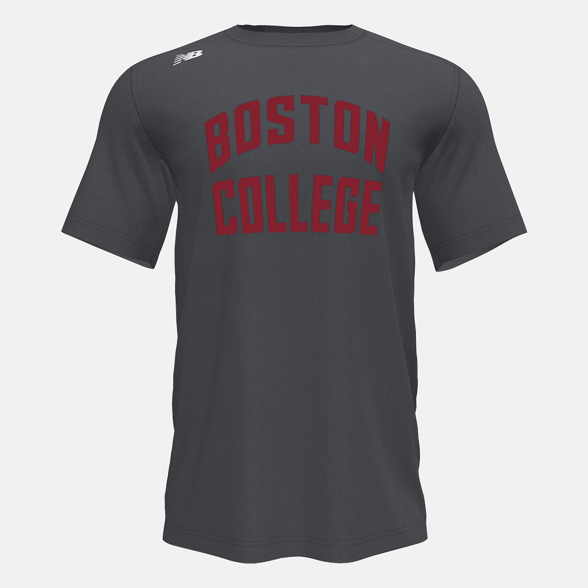 Dark Heather Short Sleeve Tech Tee(Boston College) / New Balance Men