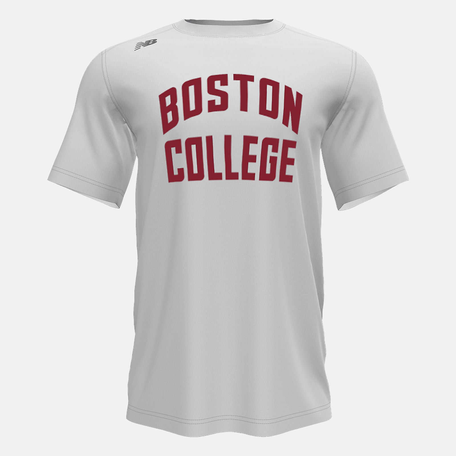 White Short Sleeve Tech Tee(Boston College) / New Balance Men