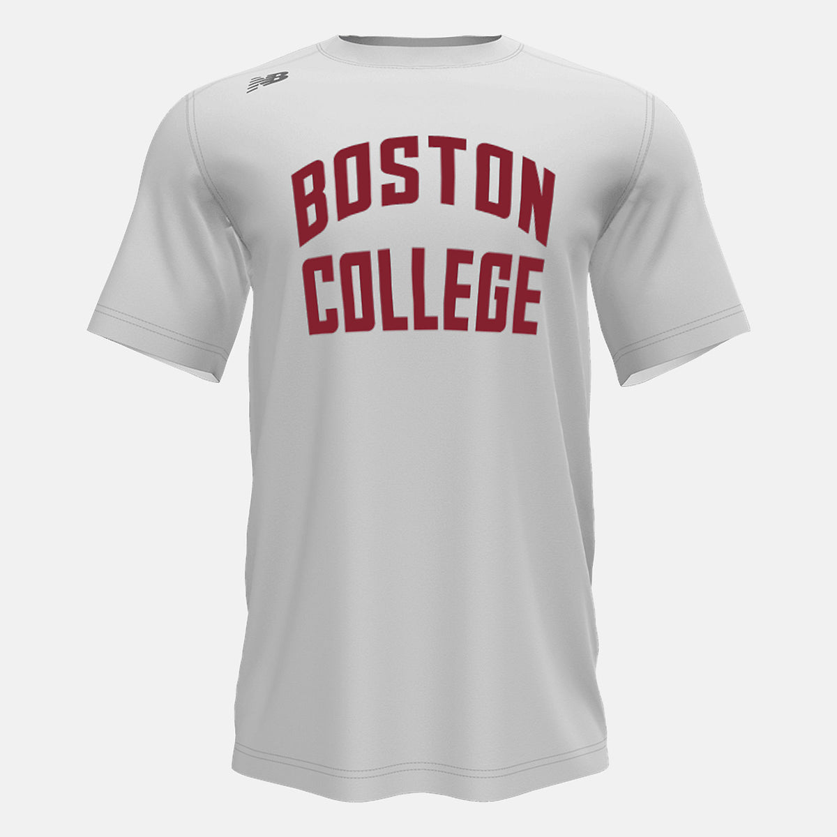White Short Sleeve Tech Tee(Boston College) / New Balance Men