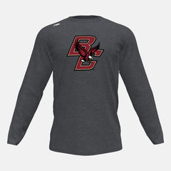 Dark Heather Long Sleeve Tech Tee(Boston College) / New Balance Men