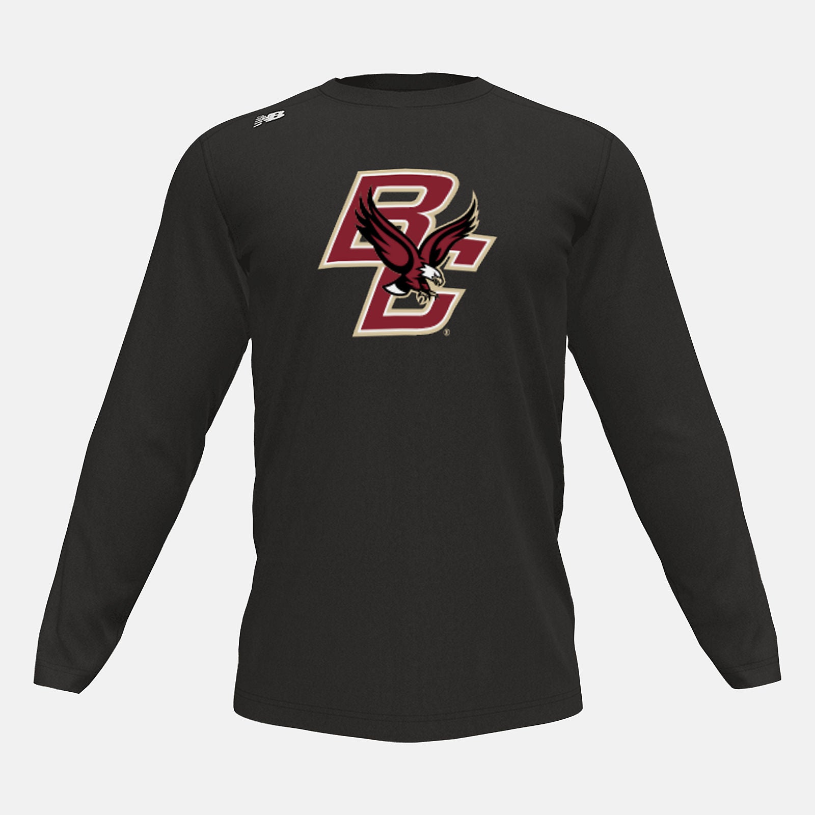 Team Black Long Sleeve Tech Tee(Boston College) / New Balance Men