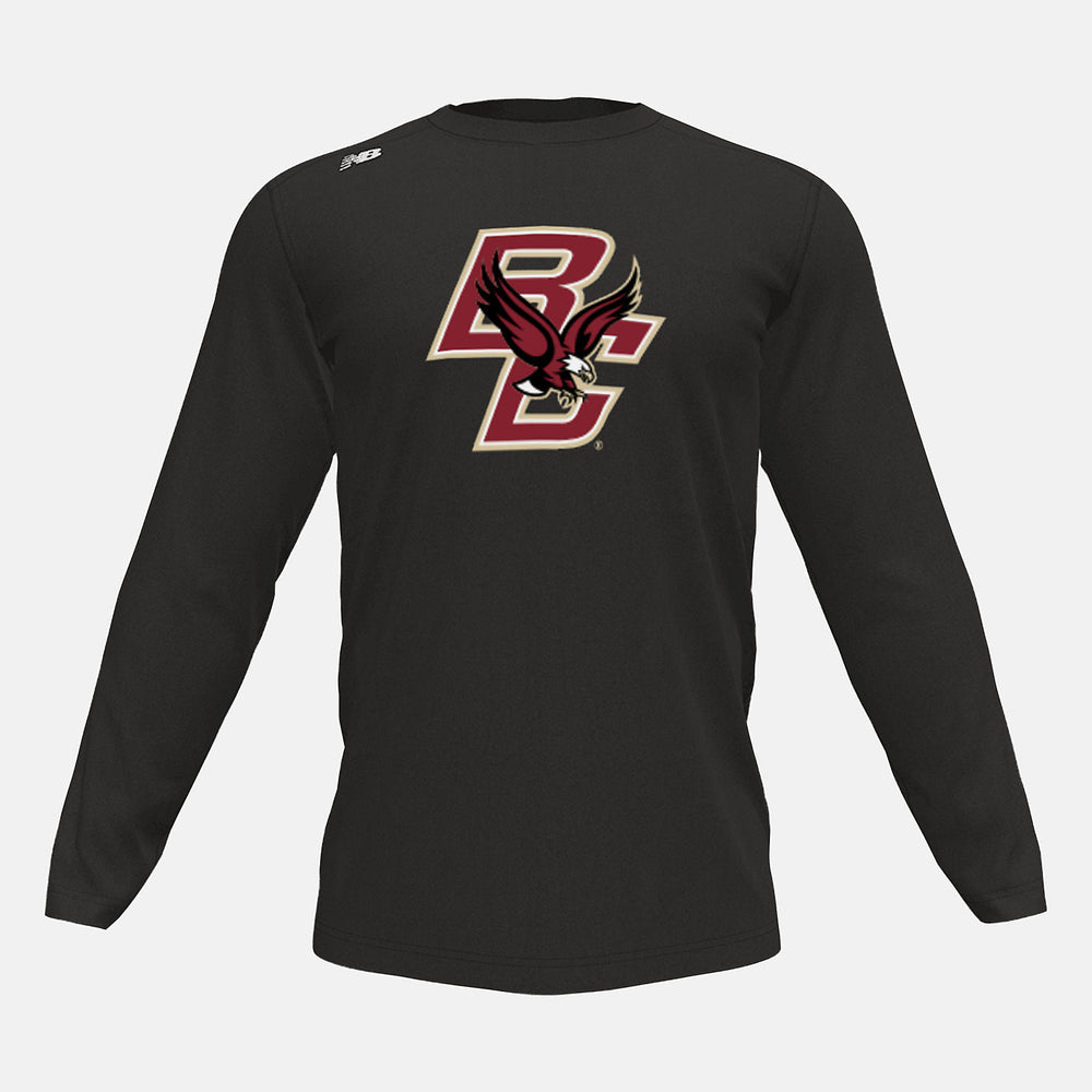 Team Black Long Sleeve Tech Tee(Boston College) / New Balance Men