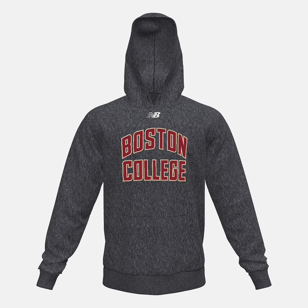 Black Heather NB Fleece Hoody(Boston College) / New Balance Men