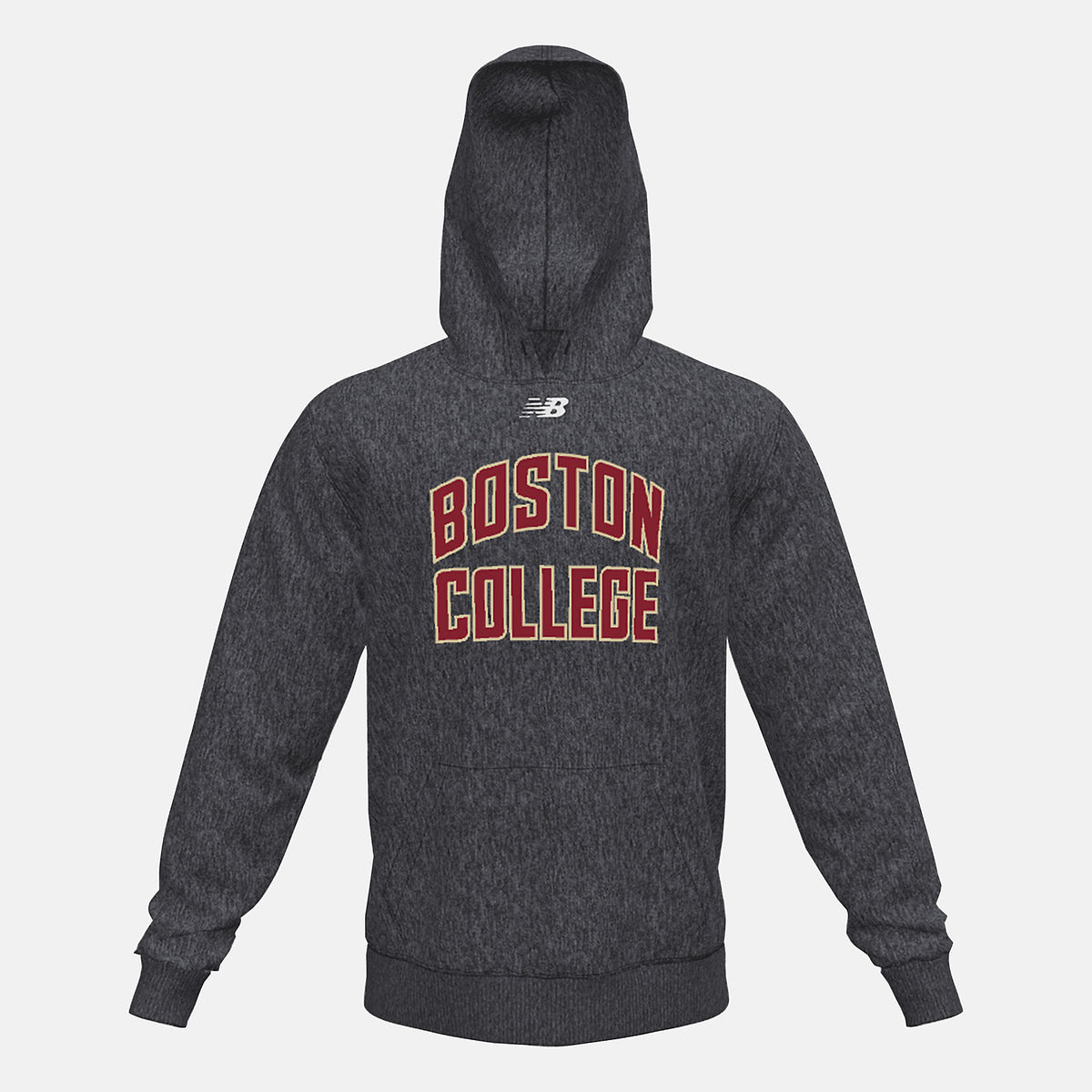 Black Heather NB Fleece Hoody(Boston College) / New Balance Men