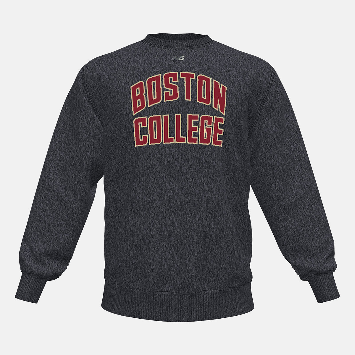 Black Heather NB Crew Fleece(Boston College) / New Balance Men